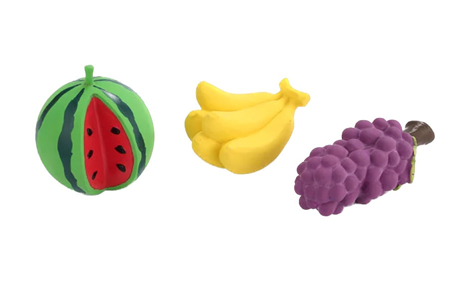 Fruity Fun Squeakers Squeaky Dog Toy