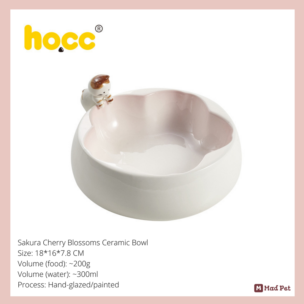 Sakura Cherry Blossoms Ceramic Bowl - Pink