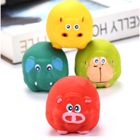 Cute Animal Latex Squeaky Toy