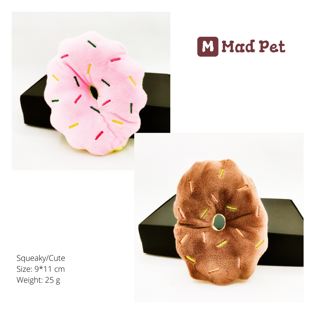 Mad Donuts Plush Toy - Strawberry/Chocolate