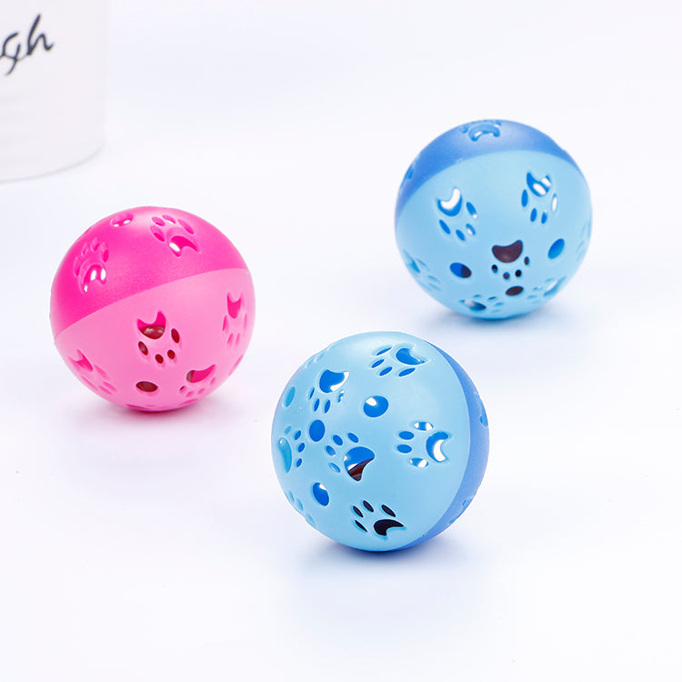 Bell Ball Cat Toy Plastic - 5cm - 2 pcs