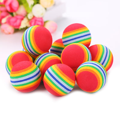 Rainbow Colour EVA Ball Cat Toy