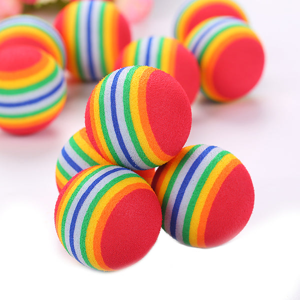 Rainbow Colour EVA Ball Cat Toy