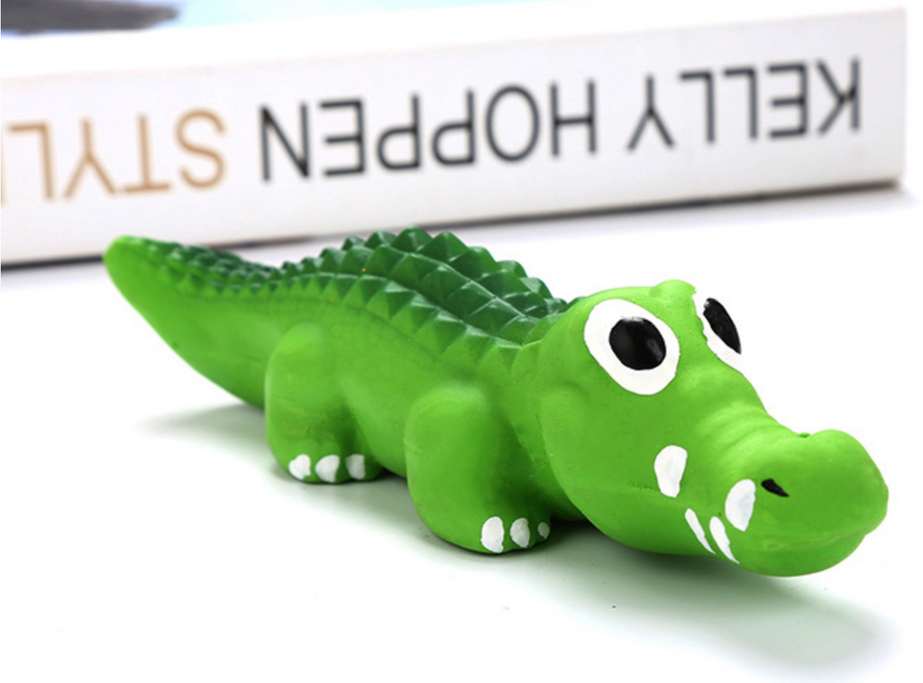 Cute Crocodile Squeaky Dog Toy