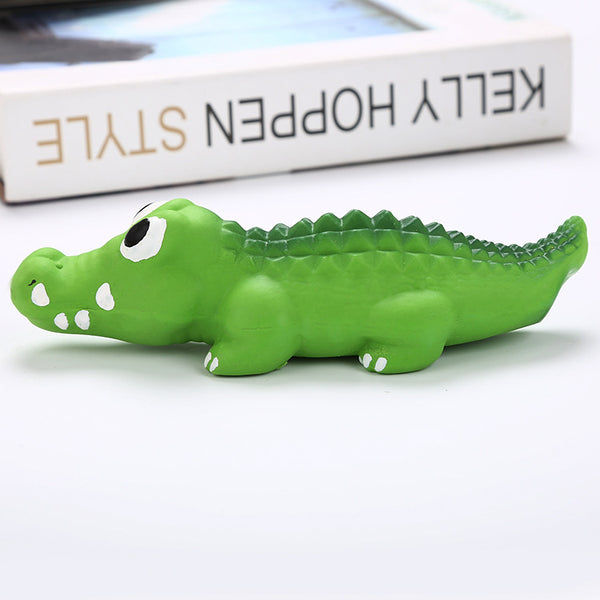 Cute Crocodile Squeaky Dog Toy